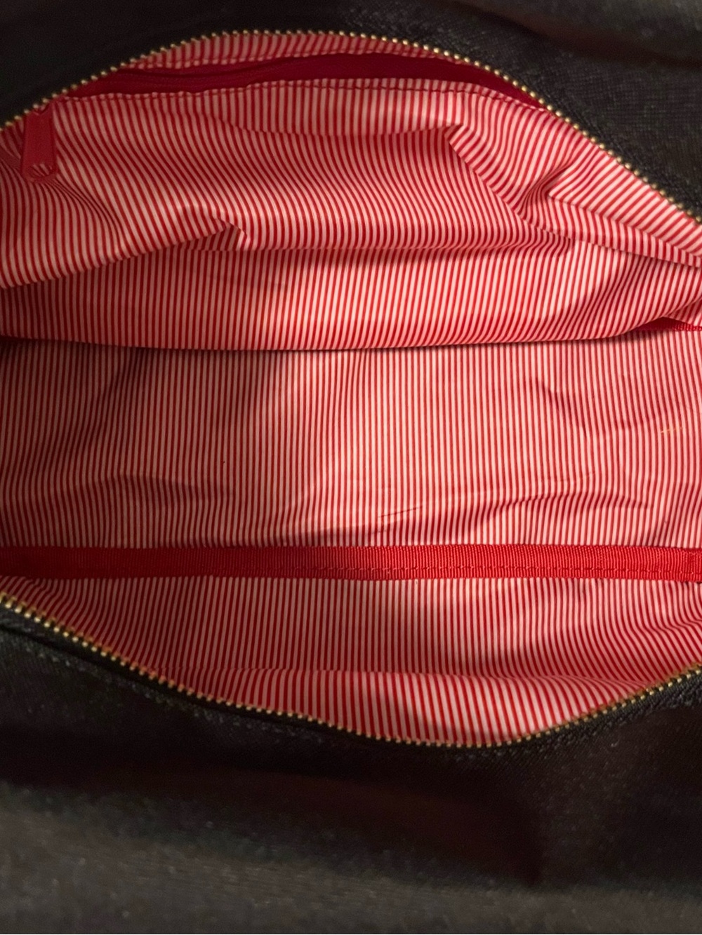 Herschel Supply Company Black Duffel Tote with Logo Patch - Picture 3 of 5